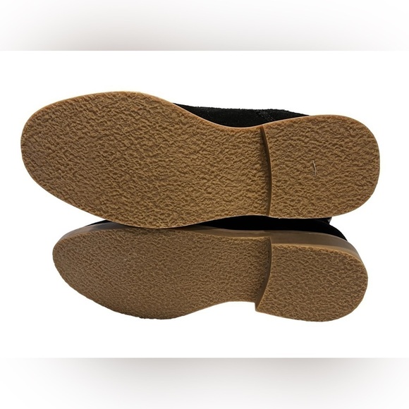 NEW Steve Madden Hardenn Men's Black Suede Leather Lace-Up Chukka Ankle Boots - Picture 12 of 13